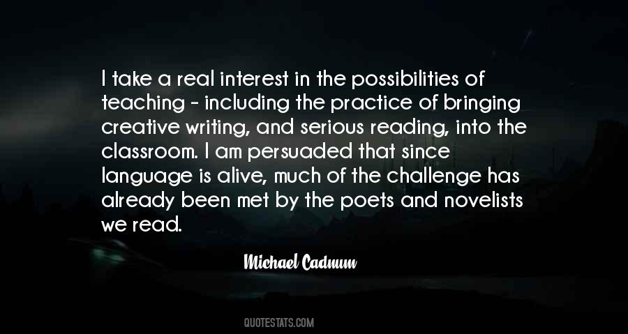 Michael Cadnum Quotes #954320