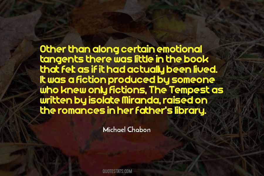 Michael Chabon Quotes #1396643