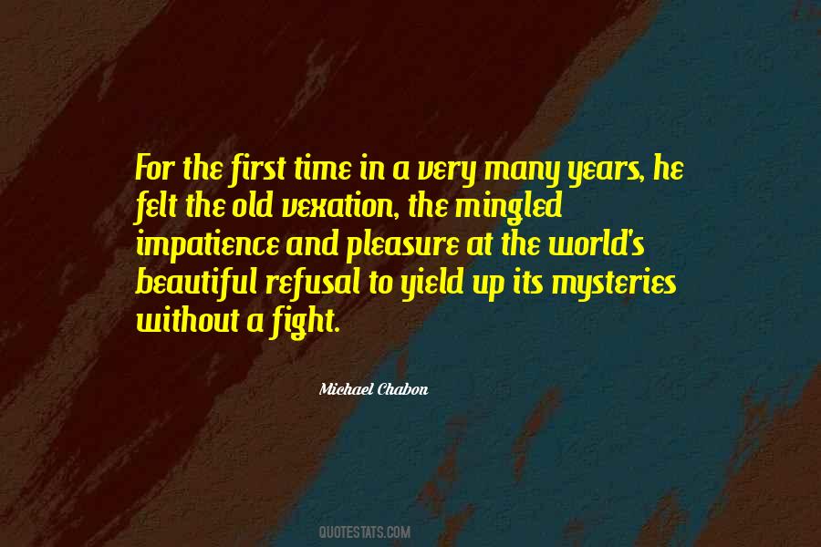 Michael Chabon Quotes #1465307