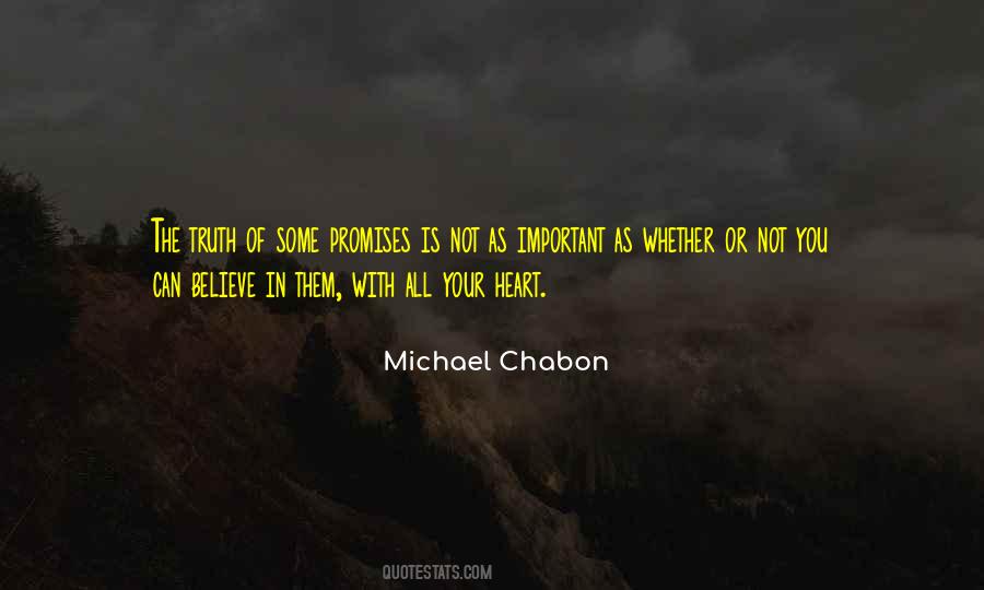 Michael Chabon Quotes #1654509