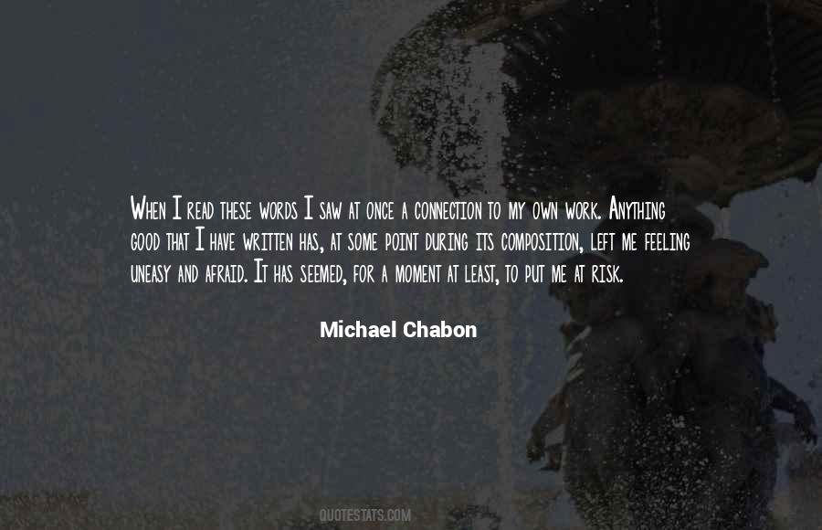 Michael Chabon Quotes #286842
