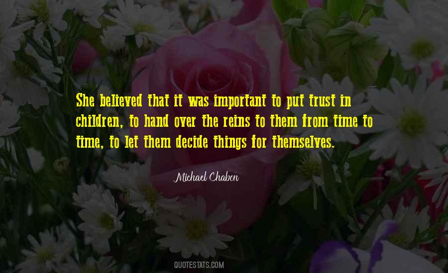 Michael Chabon Quotes #317411