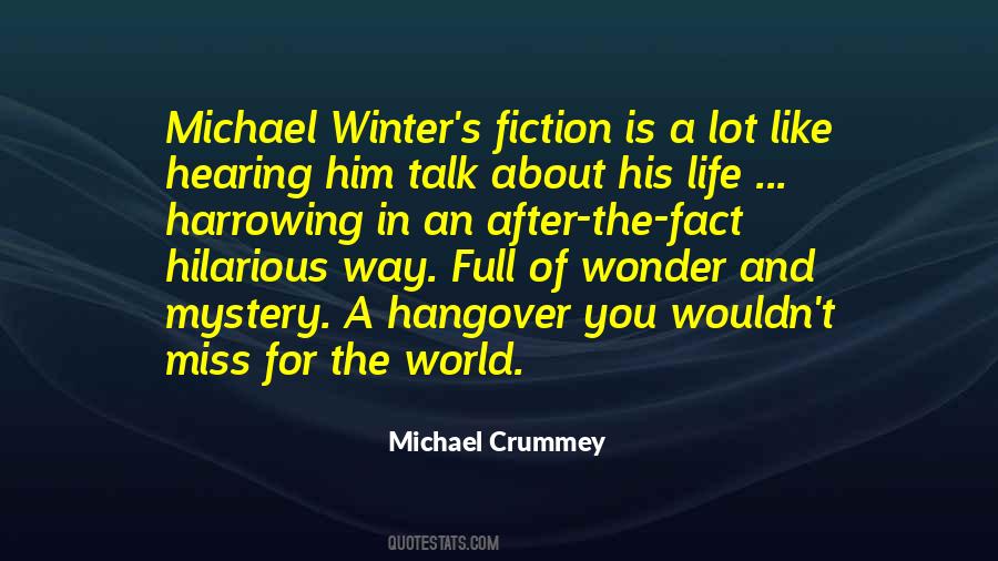 Michael Crummey Quotes #809797