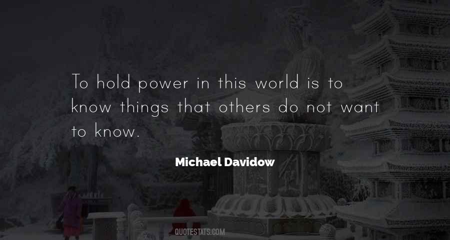 Michael Davidow Quotes #1004122