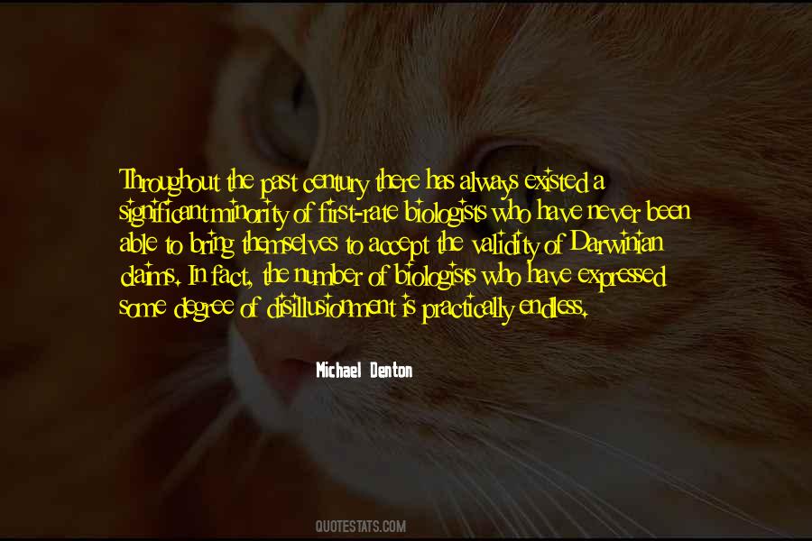 Michael Denton Quotes #54138
