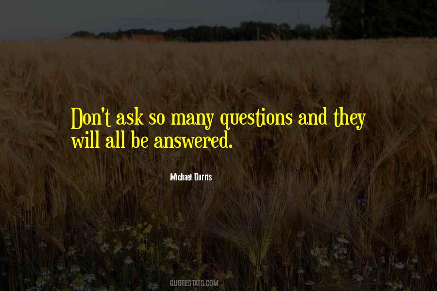 Michael Dorris Quotes #1271013