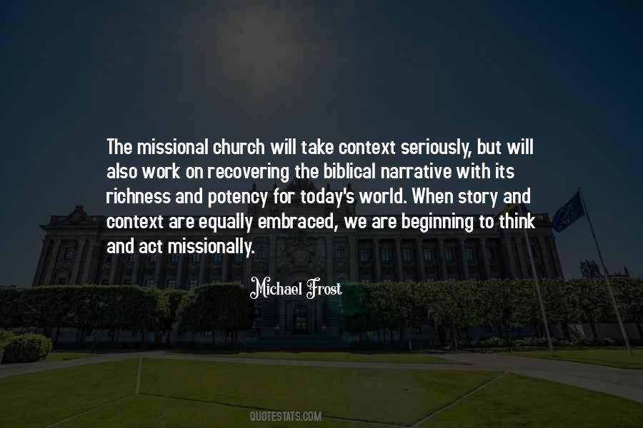 Michael Frost Quotes #61561