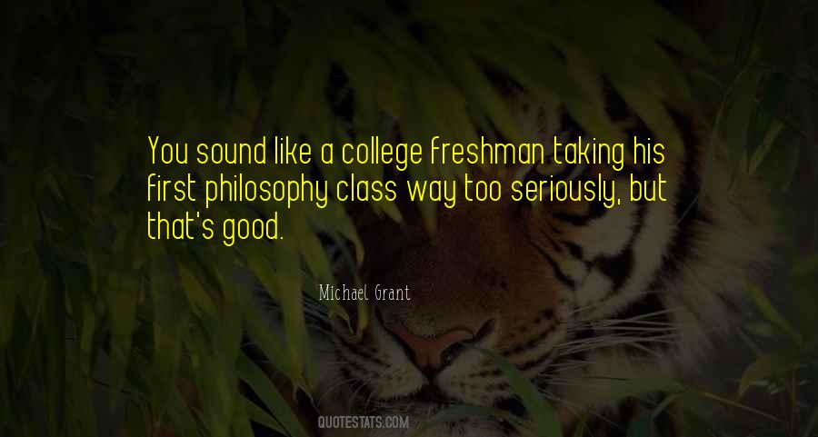 Michael Grant Quotes #564322