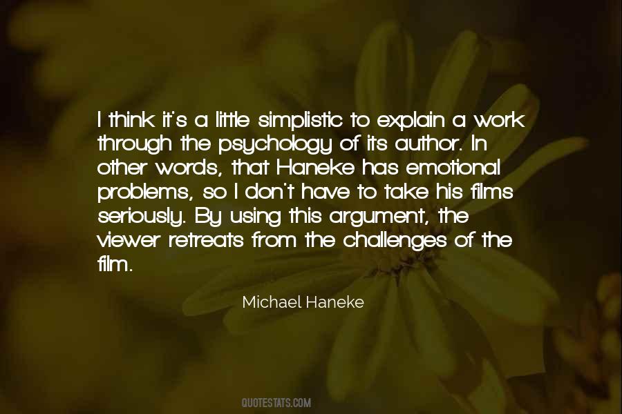 Michael Haneke Quotes #1020568