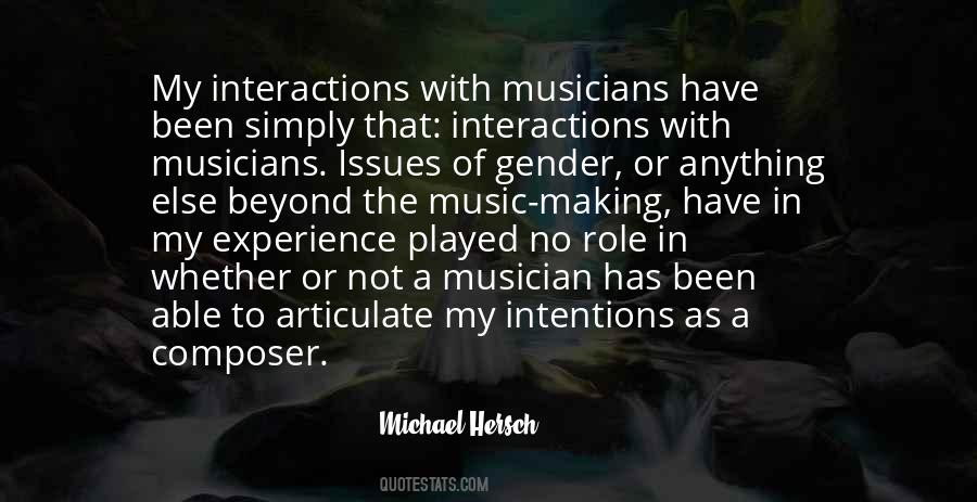 Michael Hersch Quotes #403712