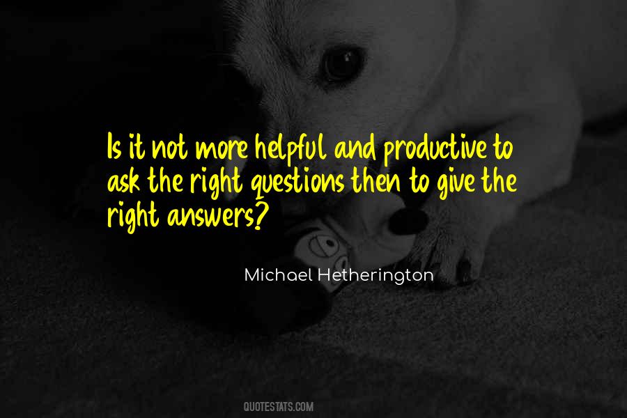 Michael Hetherington Quotes #933848