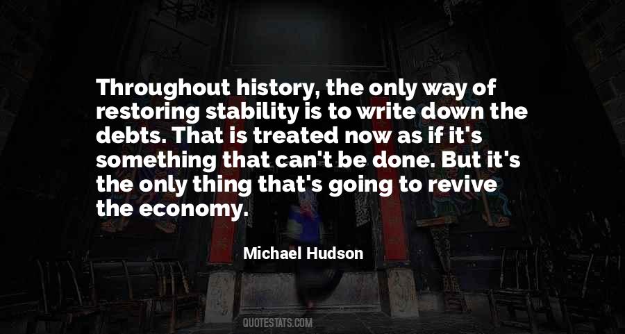 Michael Hudson Quotes #901083