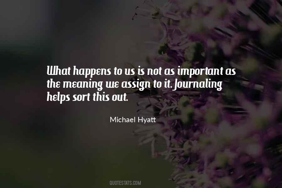 Michael Hyatt Quotes #879169