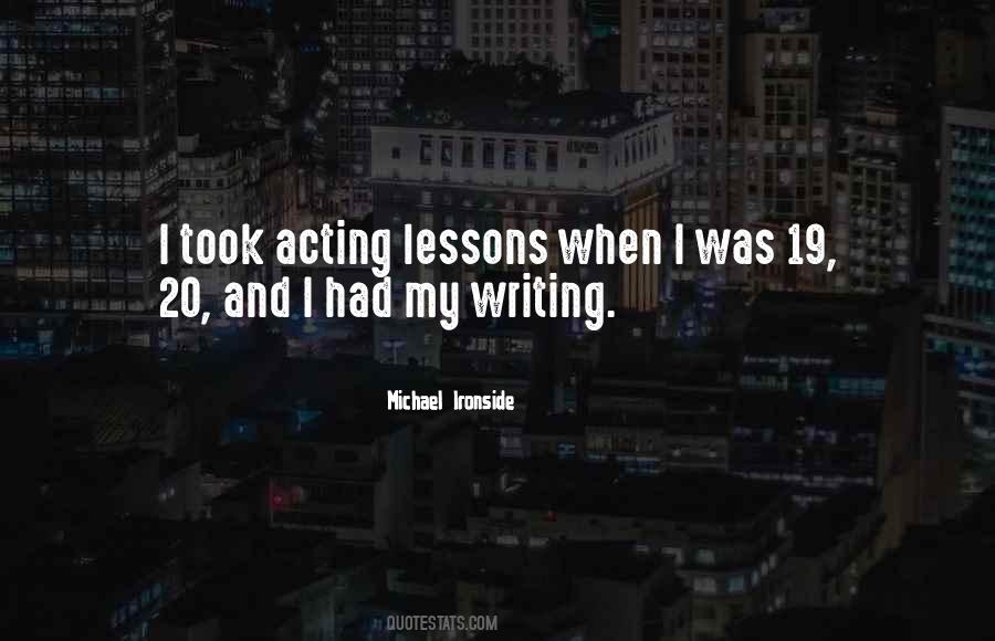 Michael Ironside Quotes #163845