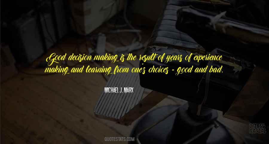 Michael J. Marx Quotes #849017