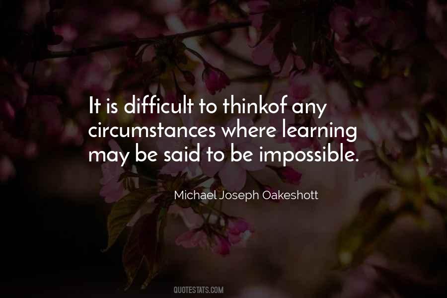 Michael Joseph Oakeshott Quotes #229670