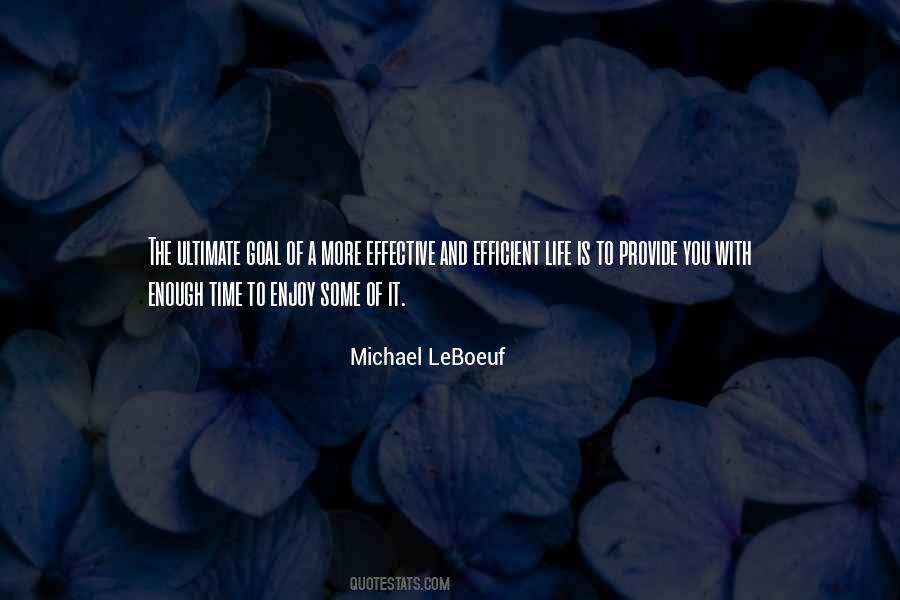 Michael LeBoeuf Quotes #634471