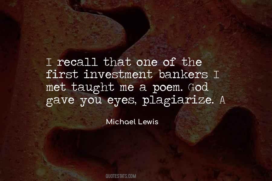 Michael Lewis Quotes #45839