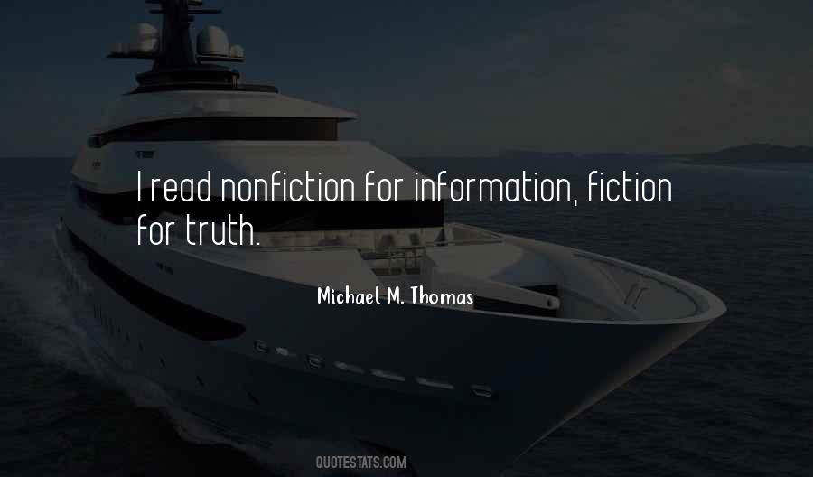 Michael M. Thomas Quotes #106890