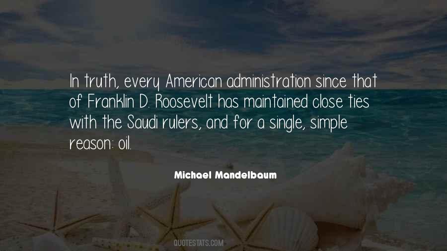 Michael Mandelbaum Quotes #211295