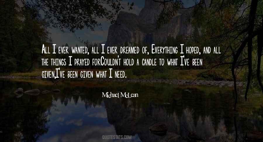 Michael McLean Quotes #1661661