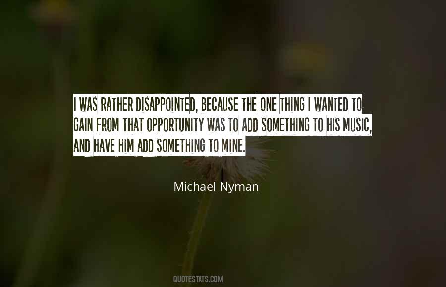 Michael Nyman Quotes #1678016