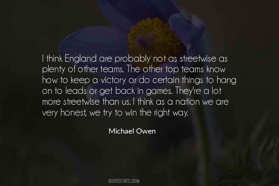 Michael Owen Quotes #1521067