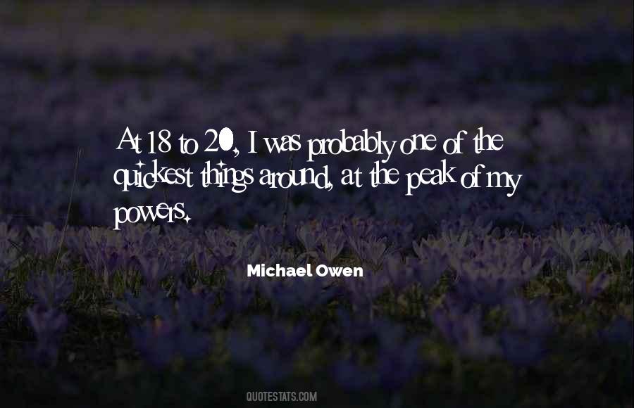 Michael Owen Quotes #375631