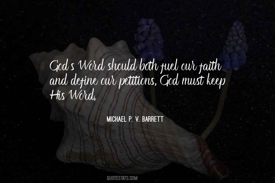 Michael P. V. Barrett Quotes #1850659