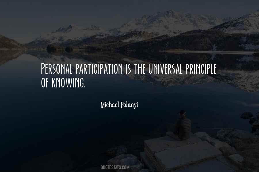 Michael Polanyi Quotes #478892