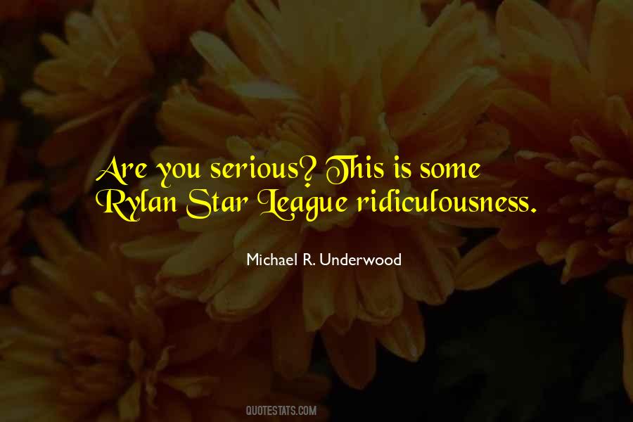 Michael R. Underwood Quotes #247170