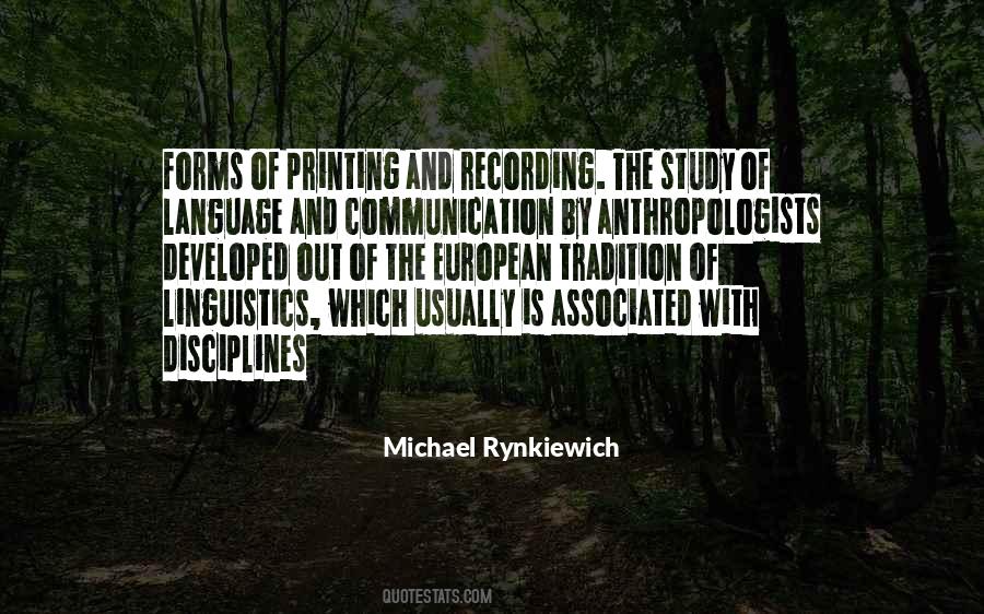 Michael Rynkiewich Quotes #186428