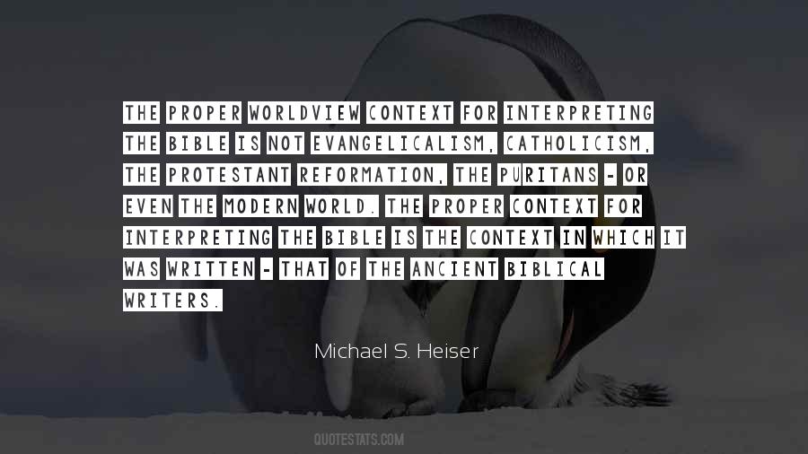 Michael S. Heiser Quotes #946496