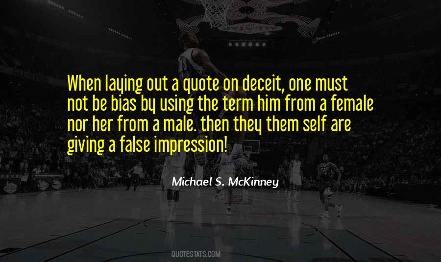 Michael S. McKinney Quotes #810972