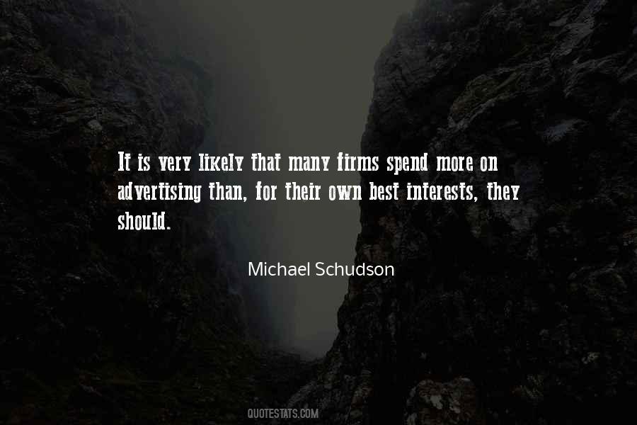 Michael Schudson Quotes #149339