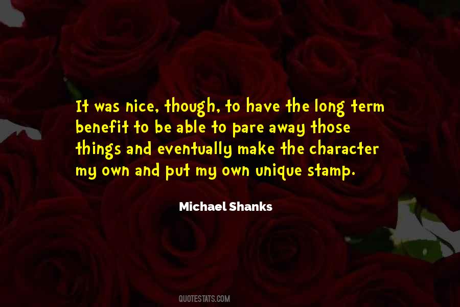 Michael Shanks Quotes #1590994