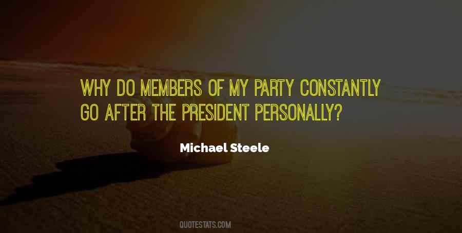 Michael Steele Quotes #139730