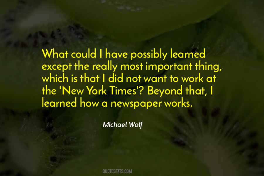 Michael Wolf Quotes #116331