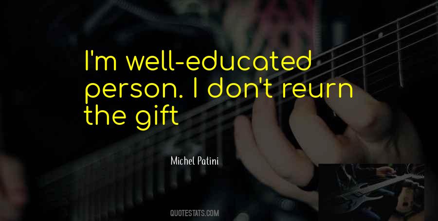 Michel Patini Quotes #900328