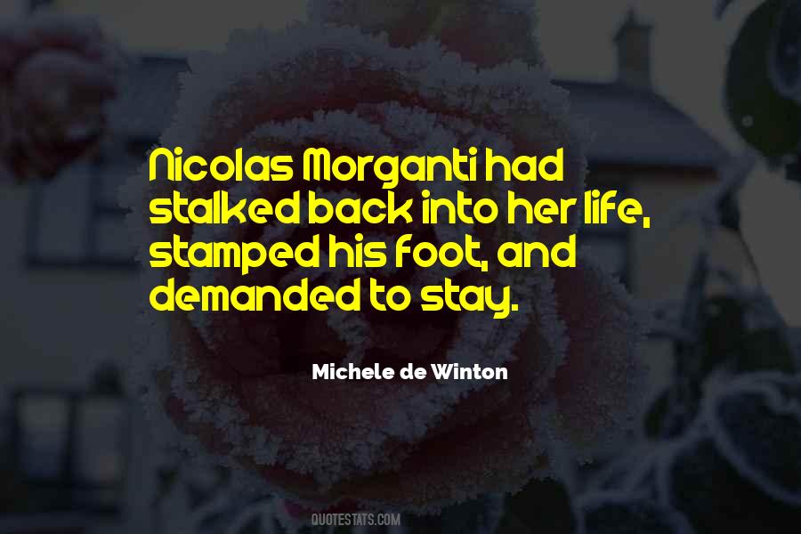 Michele De Winton Quotes #176270