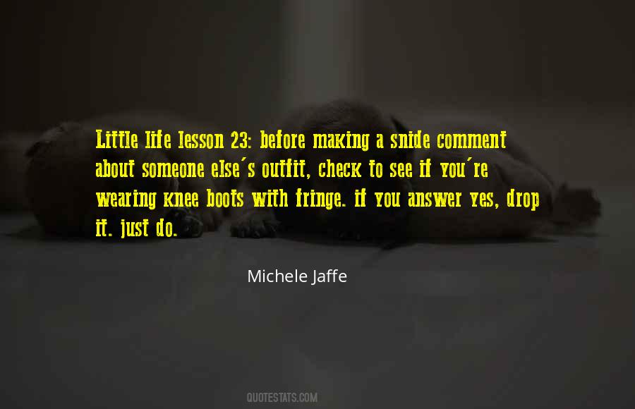 Michele Jaffe Quotes #762801