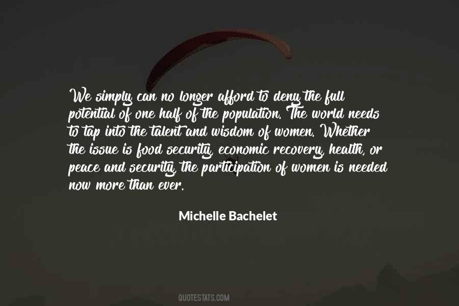 Michelle Bachelet Quotes #15751