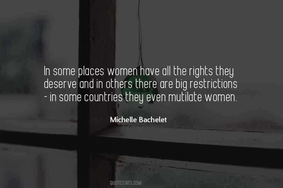 Michelle Bachelet Quotes #189109
