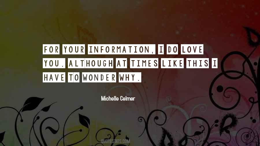 Michelle Celmer Quotes #829794