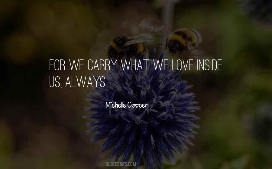 Michelle Cooper Quotes #514611