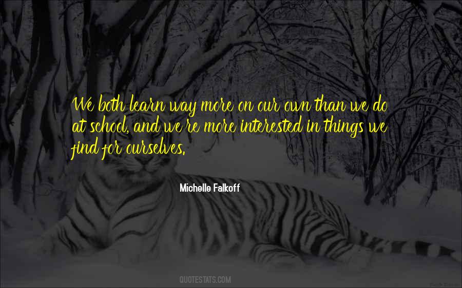 Michelle Falkoff Quotes #793548