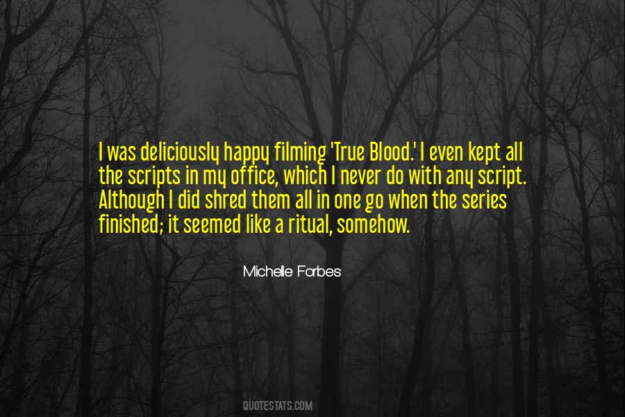 Michelle Forbes Quotes #517967