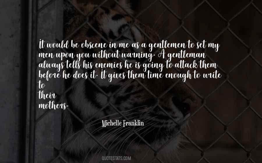 Michelle Franklin Quotes #107965