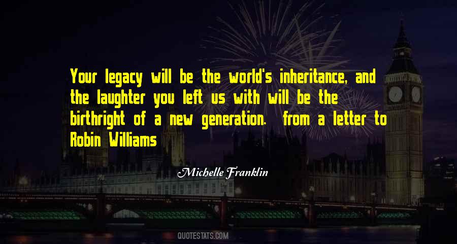 Michelle Franklin Quotes #1128474