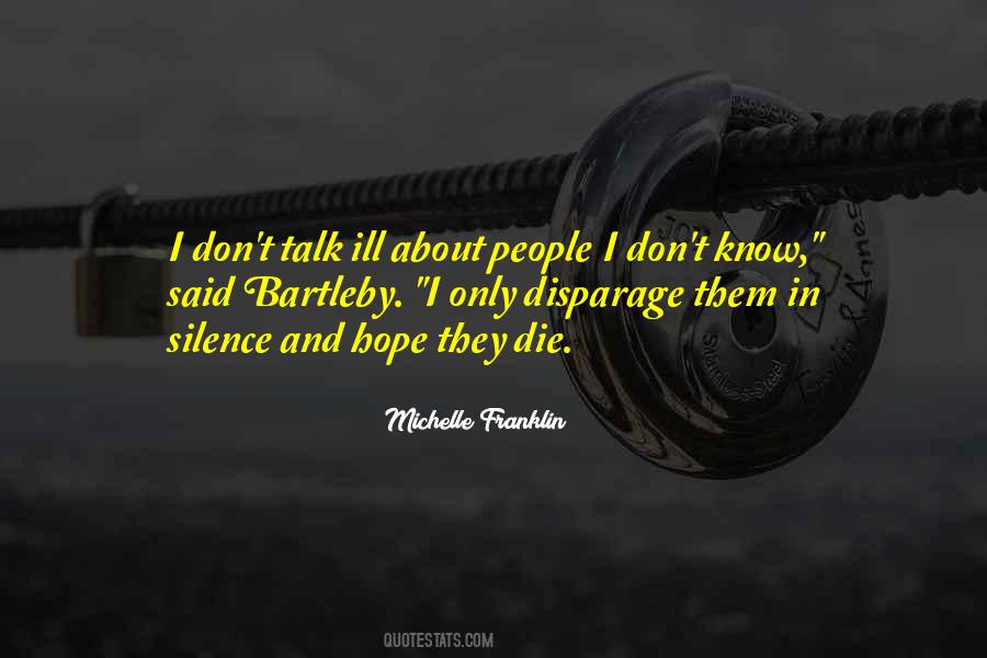 Michelle Franklin Quotes #122432